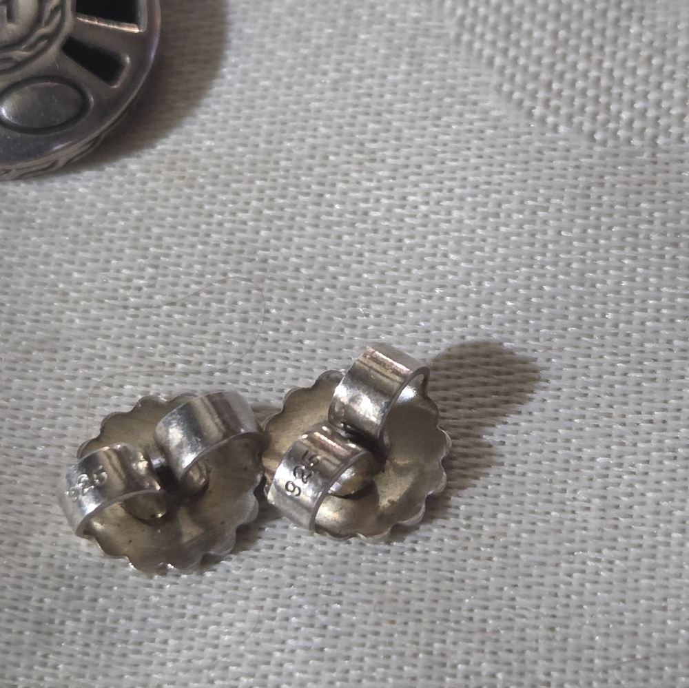 John Hardy Palu Sterling Silver Triple Drop Linear Earrings - Picture 6 of 11
